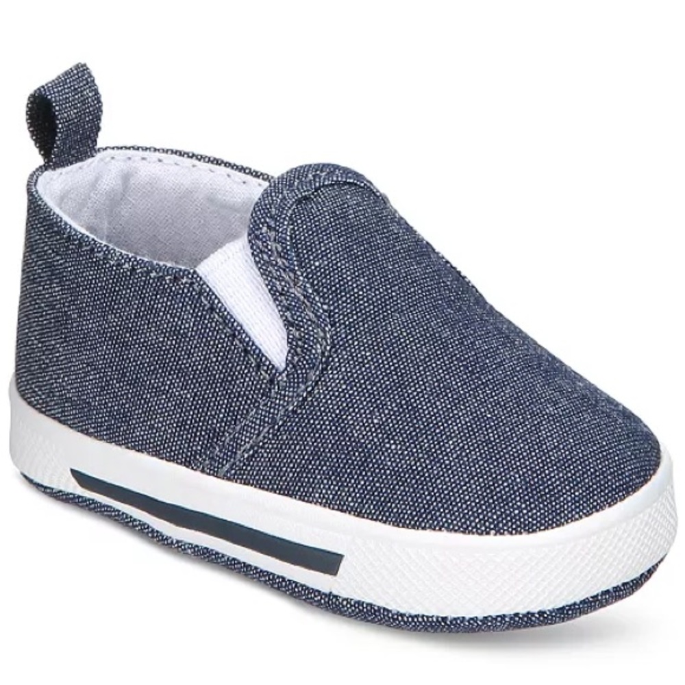 Baby Boys Slip On Soft Sole Sneakers